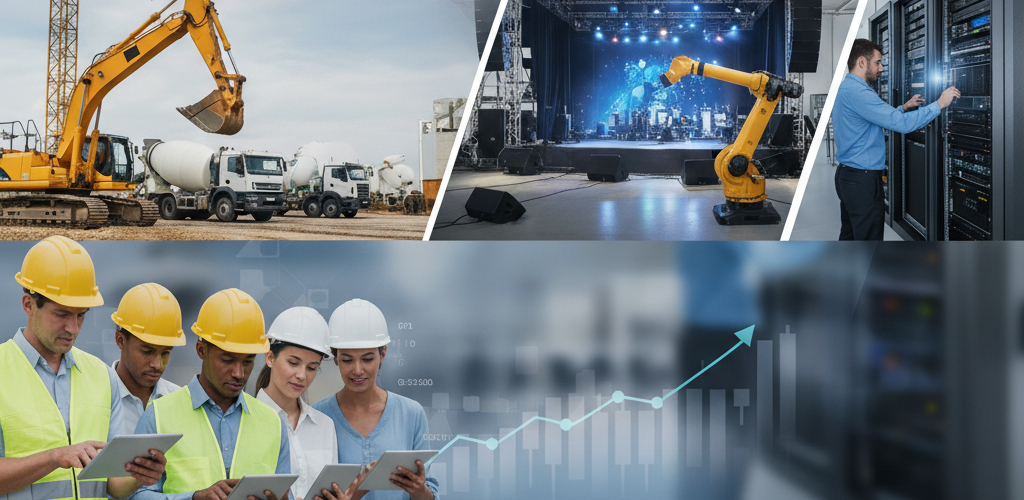 Locação de Equipamentos: Economia, Eficiência e Flexibilidade para o Seu Projeto